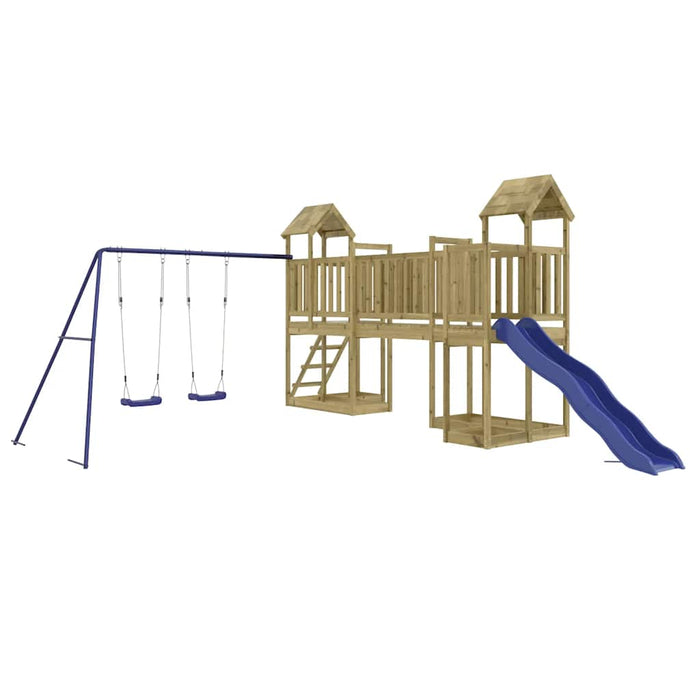 Set de joacă pentru exterior, lemn de pin impregnat - WALTI WALTI