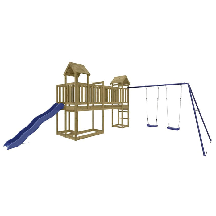 Set de joacă pentru exterior, lemn de pin impregnat - WALTI WALTI