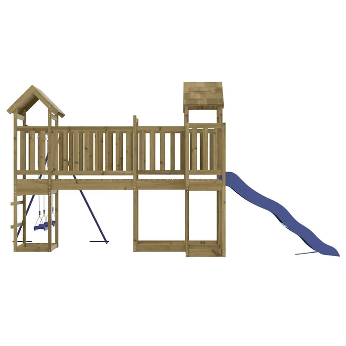Set de joacă pentru exterior, lemn de pin impregnat - WALTI WALTI