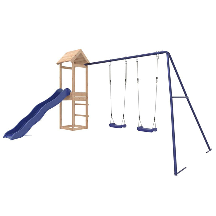 Set de joacă pentru exterior, lemn masiv de pin - WALTI WALTI