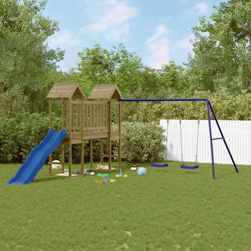 Set de joacă pentru exterior, lemn de pin impregnat - WALTI WALTI