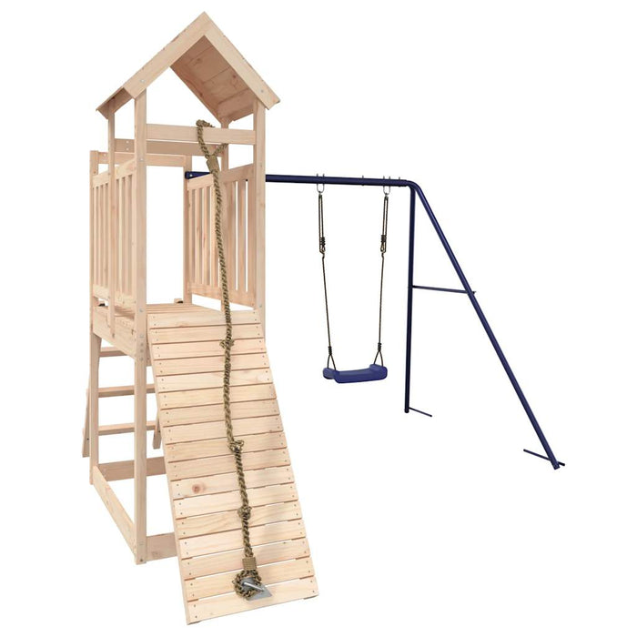 Set de joacă pentru exterior, lemn masiv de pin - WALTI WALTI