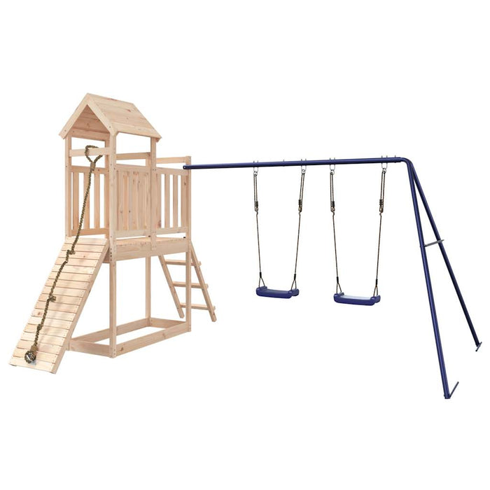 Set de joacă pentru exterior, lemn masiv de pin - WALTI WALTI