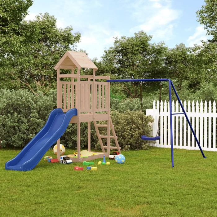 Set de joacă pentru exterior, lemn masiv de pin - WALTI WALTI