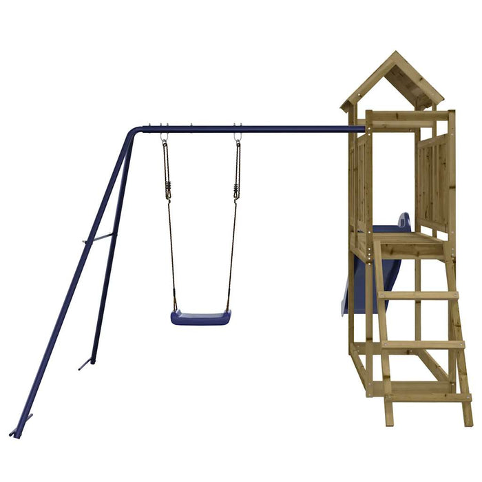 Set de joacă pentru exterior, lemn de pin impregnat - WALTI WALTI