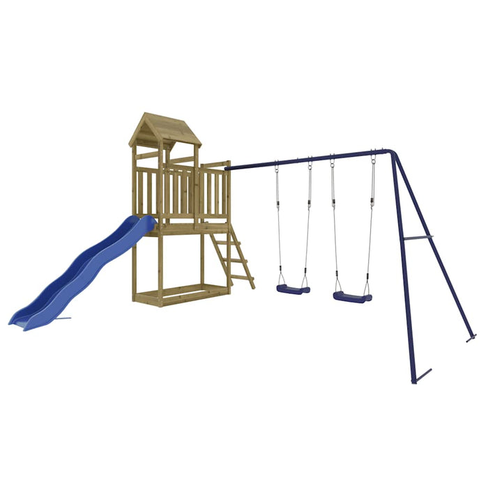 Set de joacă pentru exterior, lemn de pin impregnat - WALTI WALTI