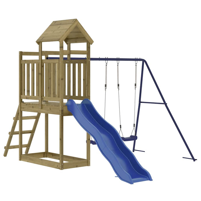 Set de joacă pentru exterior, lemn de pin impregnat - WALTI WALTI