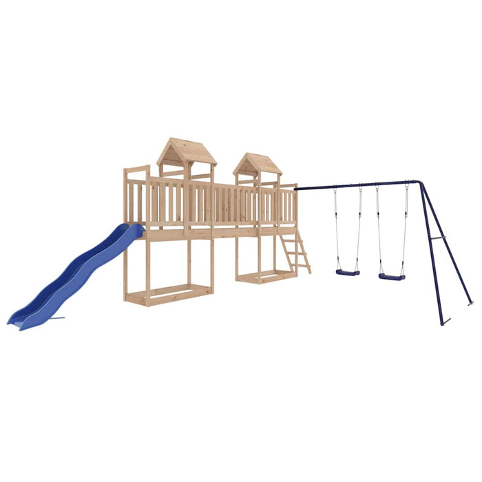 Set de joacă pentru exterior, lemn masiv de pin - WALTI WALTI