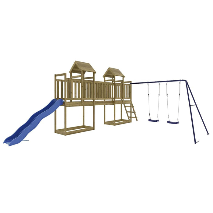 Set de joacă pentru exterior, lemn de pin impregnat - WALTI WALTI