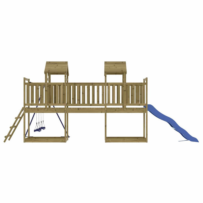 Set de joacă pentru exterior, lemn de pin impregnat - WALTI WALTI