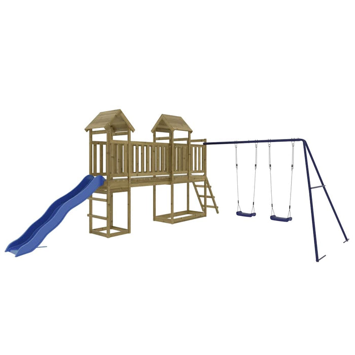 Set de joacă pentru exterior, lemn de pin impregnat - WALTI WALTI