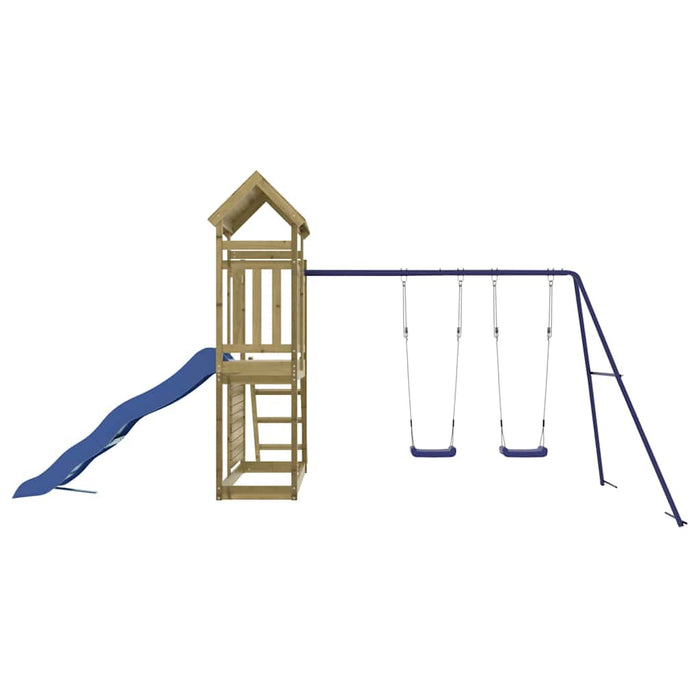 Set de joacă pentru exterior, lemn de pin impregnat - WALTI WALTI