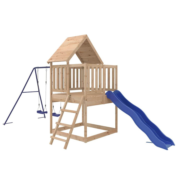 Set de joacă pentru exterior, lemn masiv de pin - WALTI WALTI