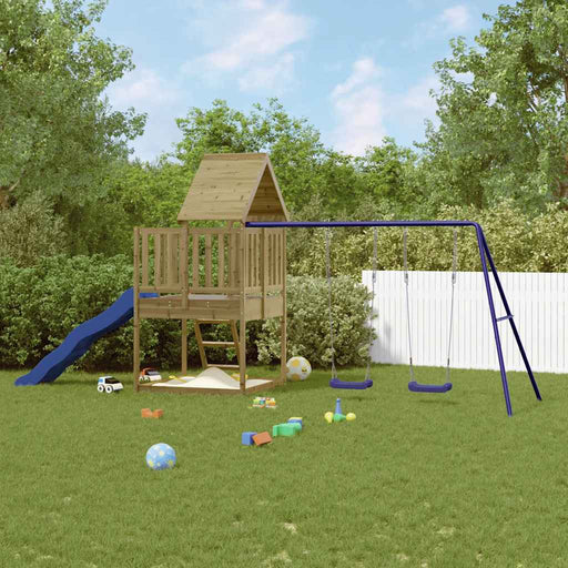 Set de joacă pentru exterior, lemn de pin impregnat - WALTI WALTI