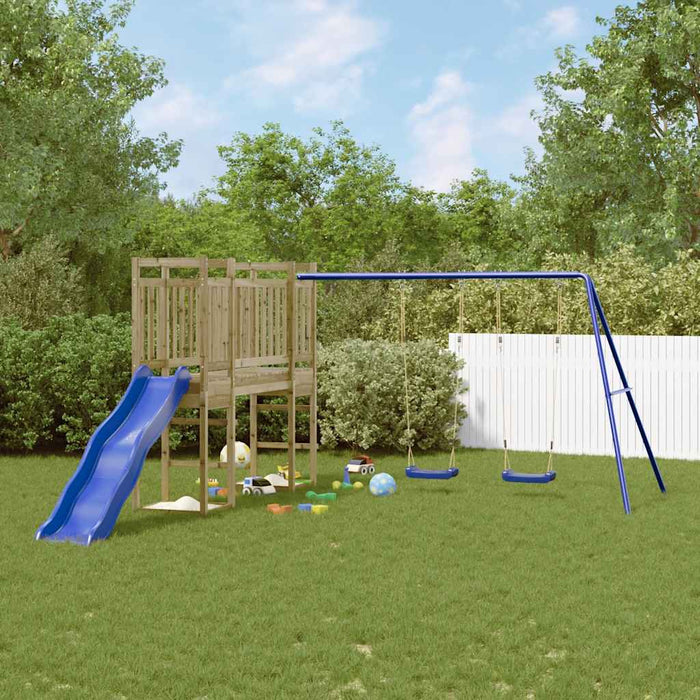 Set de joacă pentru exterior, lemn de pin impregnat - WALTI WALTI