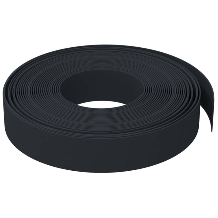 Borduri de grădină, 4 buc, negru, 10 m 10 cm, polietilenă - WALTI WALTI