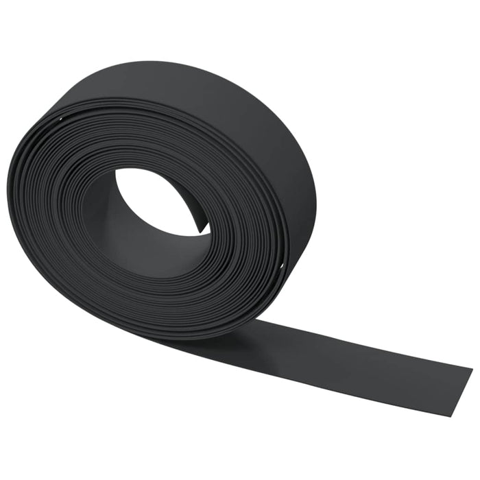 Borduri de grădină, 2 buc, negru, 10 m 15 cm, polietilenă - WALTI WALTI