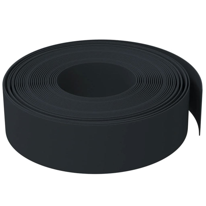 Borduri de grădină, 3 buc, negru, 10 m 15 cm, polietilenă - WALTI WALTI