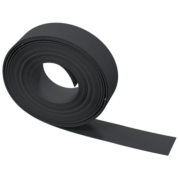 Borduri de grădină, 3 buc, negru, 10 m 15 cm, polietilenă - WALTI WALTI