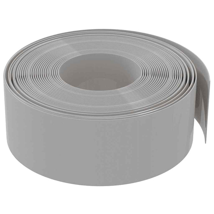 Borduri de grădină, 4 buc, gri, 10 m 20 cm, polietilenă - WALTI WALTI