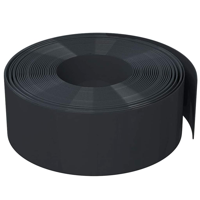 Borduri de grădină, 2 buc, negru, 10 m 20 cm, polietilenă - WALTI WALTI