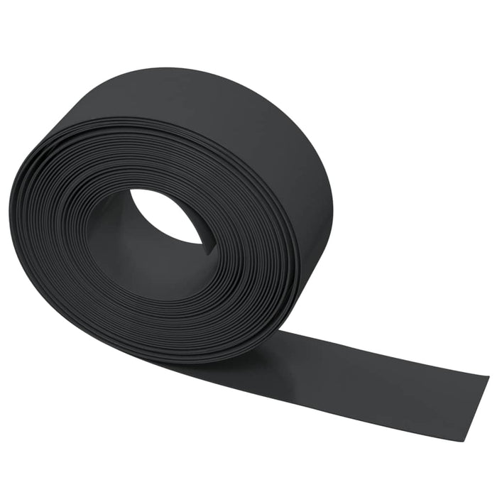 Borduri de grădină, 4 buc, negru, 10 m 20 cm, polietilenă - WALTI WALTI