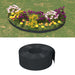 Borduri de grădină, 4 buc, negru, 10 m 20 cm, polietilenă - WALTI WALTI