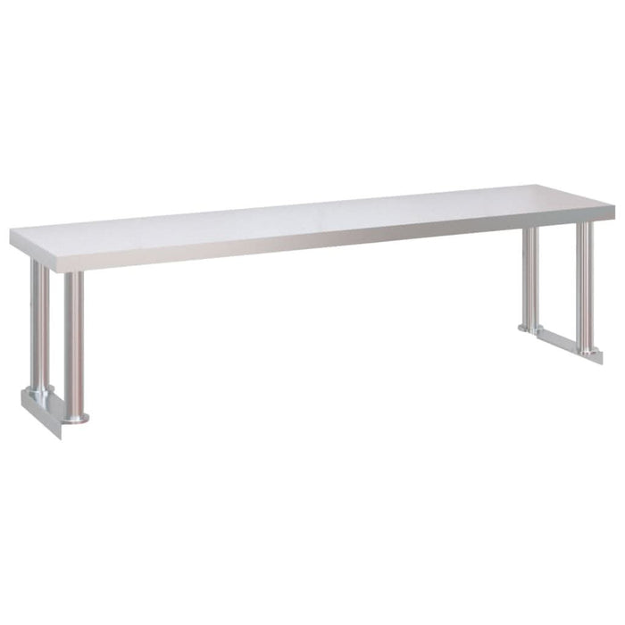 Masă bucătărie cu raft superior, 120x60x115 cm, oțel inoxidabil - WALTI WALTI