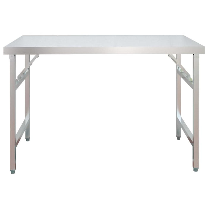 Masă bucătărie cu raft superior, 120x60x145 cm, oțel inoxidabil - WALTI WALTI
