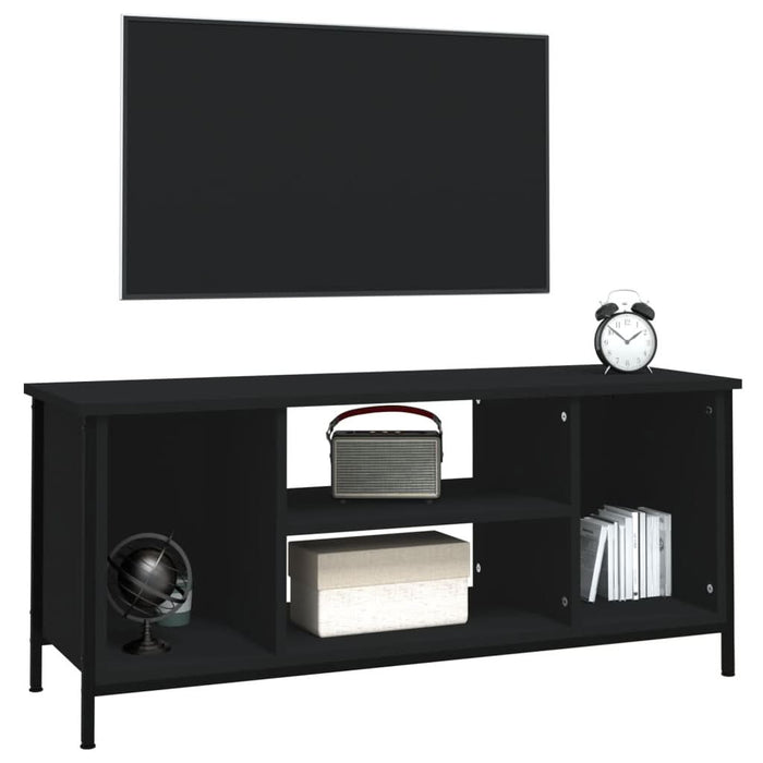 Comodă TV, negru, 102x35x45 cm, lemn prelucrat - WALTI WALTI