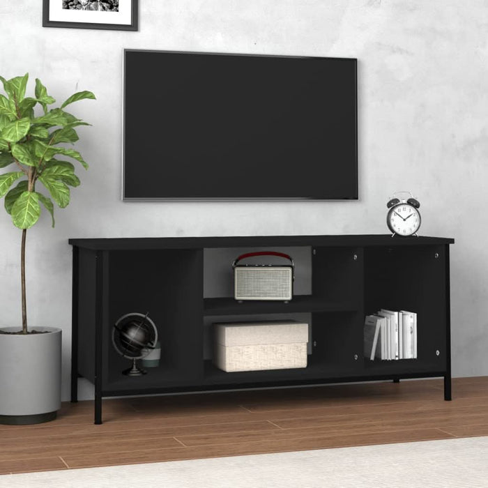Comodă TV, negru, 102x35x45 cm, lemn prelucrat - WALTI WALTI