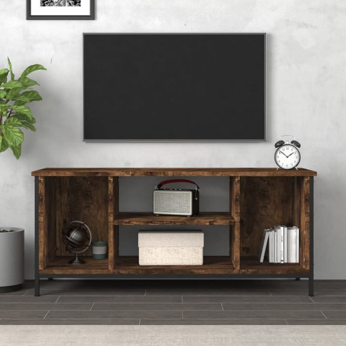 Comodă TV, stejar afumat, 102x35x45 cm, lemn prelucrat - WALTI WALTI