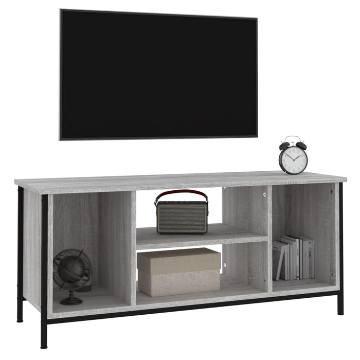 Comodă TV, gri sonoma, 102x35x45 cm, lemn prelucrat - WALTI WALTI
