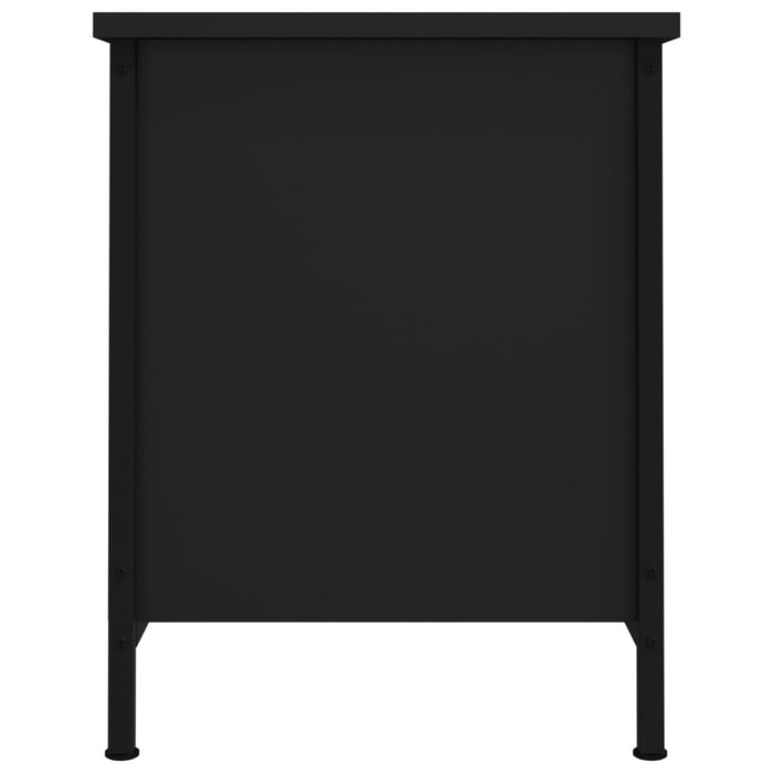 Comodă TV cu uși, negru, 60x35x45 cm, lemn prelucrat - WALTI WALTI