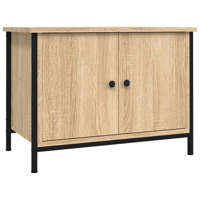 Comodă TV cu uși, stejar Sonoma, 60x35x45 cm, lemn stratificat WALTI