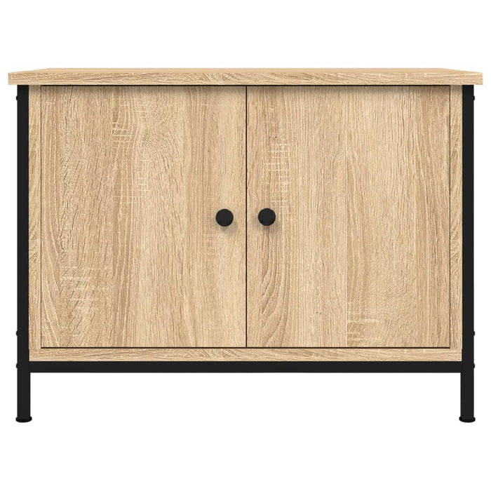 Comodă TV cu uși, stejar Sonoma, 60x35x45 cm, lemn stratificat WALTI