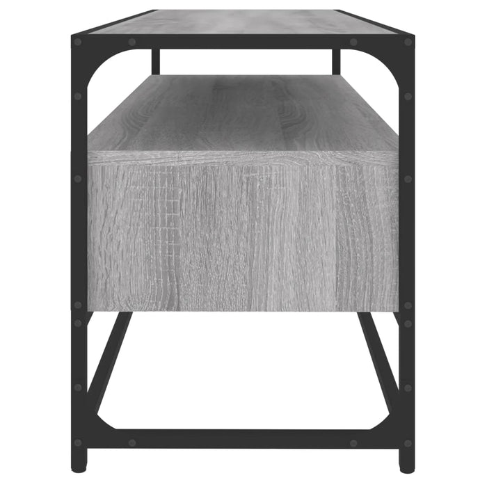 Dulap TV, gri sonoma, 100x35x45 cm, lemn prelucrat - WALTI WALTI