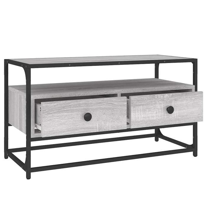 Comodă TV, gri sonoma, 80x35x45 cm, lemn prelucrat - WALTI WALTI