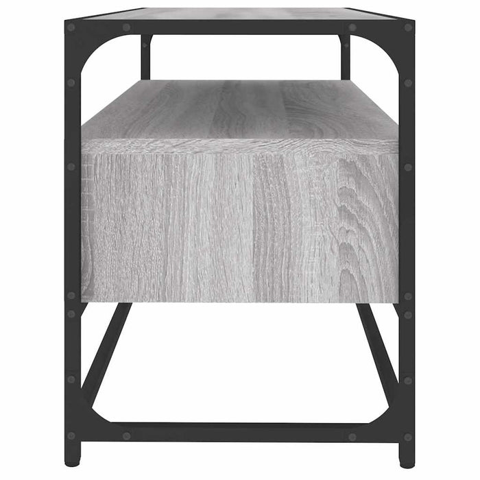 Comodă TV, gri sonoma, 80x35x45 cm, lemn prelucrat - WALTI WALTI