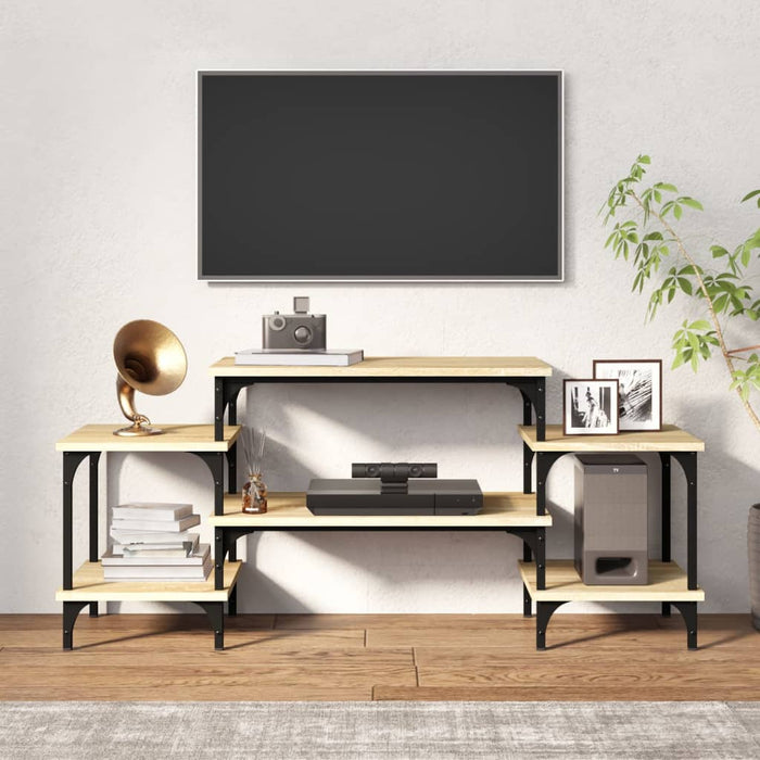 Dulap TV, stejar sonoma, 117x35x52 cm, lemn prelucrat - WALTI WALTI