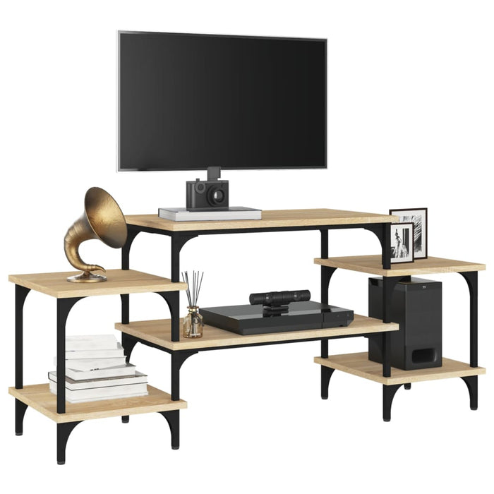 Dulap TV, stejar sonoma, 117x35x52 cm, lemn prelucrat - WALTI WALTI