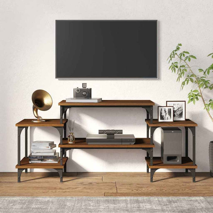 Dulap TV, stejar maro, 117x35x52 cm, lemn prelucrat - WALTI WALTI