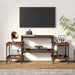 Dulap TV, stejar maro, 117x35x52 cm, lemn prelucrat - WALTI WALTI