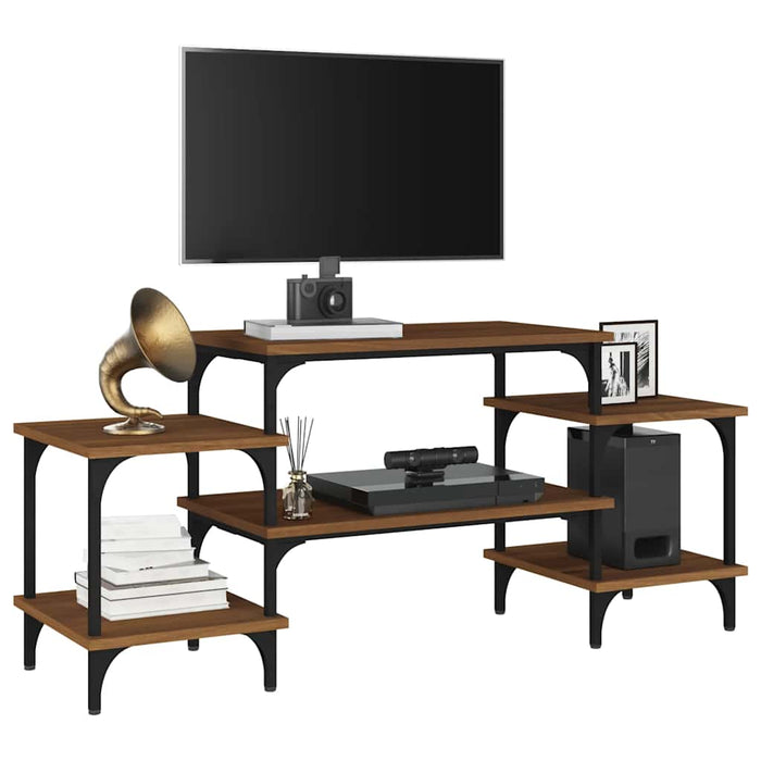 Dulap TV, stejar maro, 117x35x52 cm, lemn prelucrat - WALTI WALTI