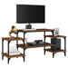 Dulap TV, stejar maro, 117x35x52 cm, lemn prelucrat - WALTI WALTI