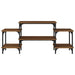 Dulap TV, stejar maro, 117x35x52 cm, lemn prelucrat - WALTI WALTI