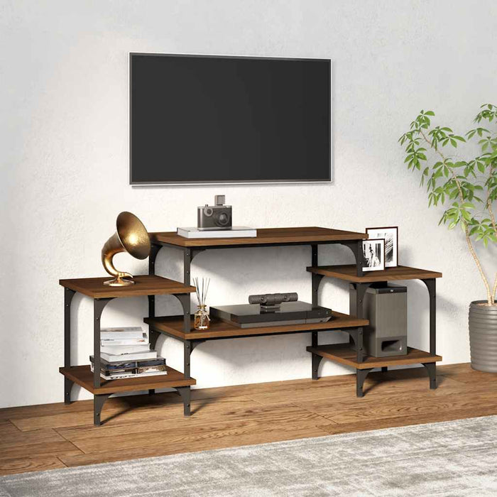 Dulap TV, stejar maro, 117x35x52 cm, lemn prelucrat - WALTI WALTI