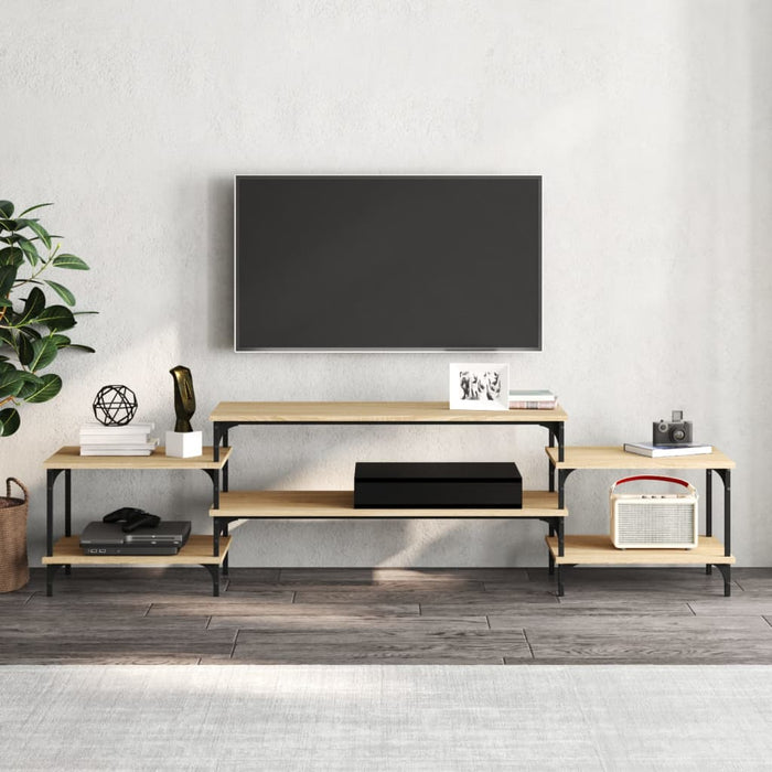 Dulap TV, stejar sonoma, 197x35x52 cm, lemn prelucrat - WALTI WALTI