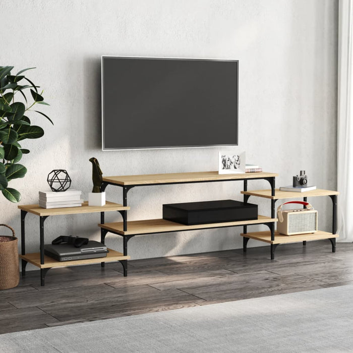 Dulap TV, stejar sonoma, 197x35x52 cm, lemn prelucrat - WALTI WALTI