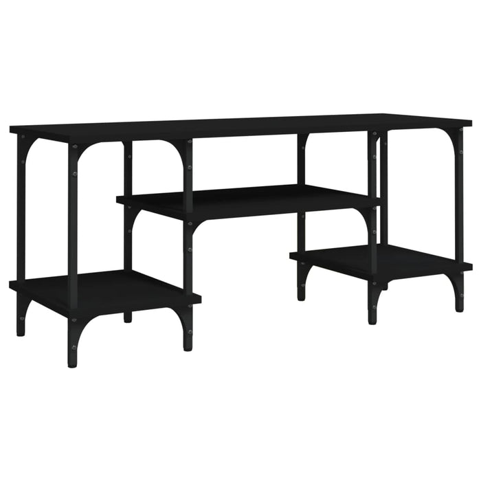Comodă TV, negru, 102x35x45,5 cm, lemn prelucrat WALTI